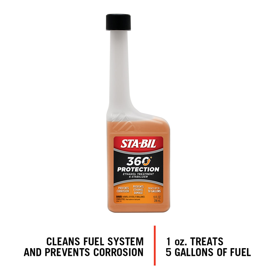 STA-BIL 360° Protection Ethanol Fuel Treatment & Stabilizer (3 Sizes)